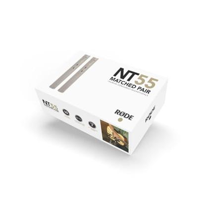 RØDE NT55 matched pair condensator studio microfoon