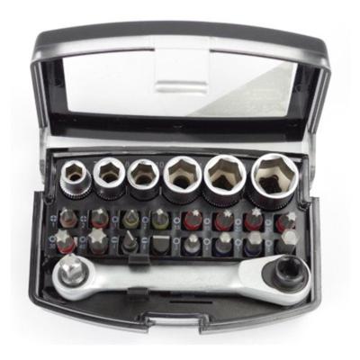 Bit - Doppenset + Ratel 24 Delig Bit - Doppenset + Ratel 24 Delig