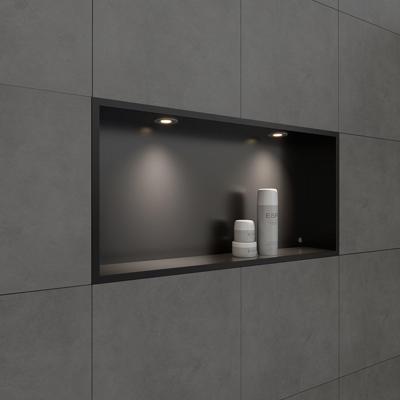 Inbouwnis BWS Alfie 30x60 cm Met LED Verlichting Mat Zwart Boss & Wessing Inbouwnis BWS Alfie 30x60 cm Met LED Verlichting Mat Zwart Boss & Wessing