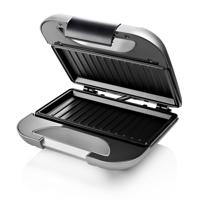 Princess 127003 Sandwichmaker Zwart/Zilver - thumbnail