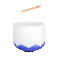 Sela SECLU9A Indigo Crystal Singing Bowl Set - Lotus (A: 432 Hz) - thumbnail
