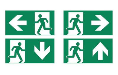 Smooth Pictogram-A man pijl uit/omhoog