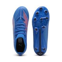 PUMA Ultra 6 Match Gras / Kunstgras Voetbalschoenen (MG) Kids Blauw Wit Felrood - thumbnail
