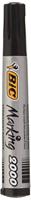 Bic permanent marker 2000-2300 zwart, schrijfbreedte 1,7 mm, ronde punt - thumbnail
