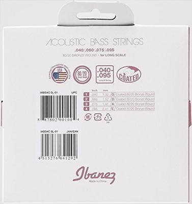 Ibanez IABS4XC Carbon X-coated akoestische bassnaren - thumbnail