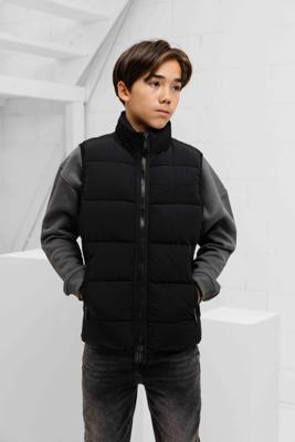 Malelions Matt Crinkle Padded Bodywarmer Kids Zwart - Maat 152 - Kleur: Zwart | Soccerfanshop