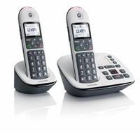 Motorola Big Keys Cordless Phone Zwart, Wit - thumbnail