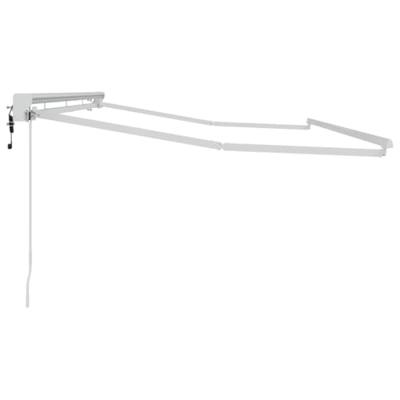 VidaXL Zijde frame wit 4 x 2 m poedercoating staal