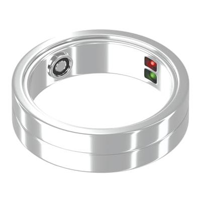 Maxcom mRing | Smart Ring | Zilver Maat 6 Slaap, Hartslag en Fitness Tracking Draagbare Smartring | Compatibel met iOS/Android | 6 dagen batterijduur