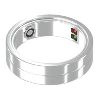 Maxcom mRing | Smart Ring | Zilver Maat 6 Slaap, Hartslag en Fitness Tracking Draagbare Smartring | Compatibel met iOS/Android | 6 dagen batterijduur - thumbnail