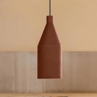 Kave Home Hanglamp 'Peralta' Terracotta look, Ø15cm - thumbnail