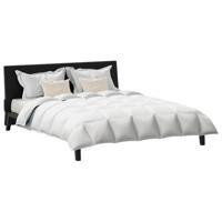 VidaXL Dekbed set met kussen 3 pcs wit donsveertjes - thumbnail