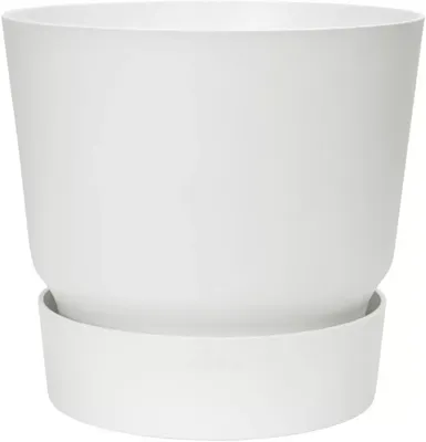 Elho Greenville bloempot 30 cm wit