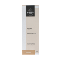 Massageolie relax glas met pomp 100 Milliliter - thumbnail