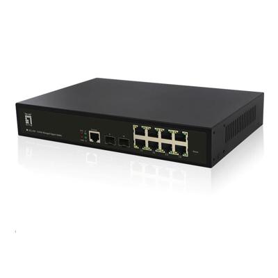 LevelOne Switch 8X GE GEL-1061 2xGSFP 19