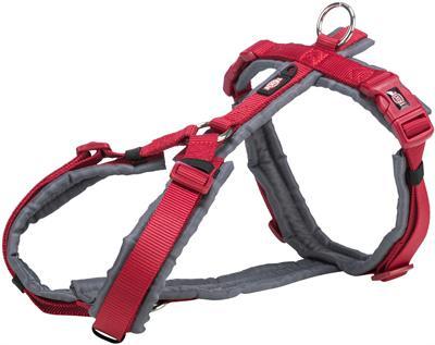 Trixie hondentuig premium trekking rood / grijs Trixie hondentuig premium trekking rood / grijs