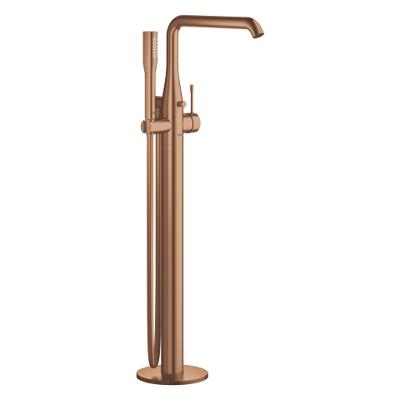 Vrijstaande Badkraan GROHE Essence New Met Douchegarnituur Warm Sunset Geborsteld