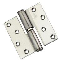 BSW kogelstiftpaumelle RVS - 89x89x3 mm - BB 807 STD - draairichting 2 - thumbnail