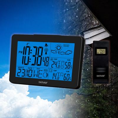 Multi-functioneel Weerstation Denver Electronics WS-530 Zwart