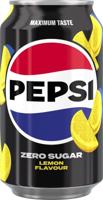 Pepsi Zero Sugar Lemon frisdrank, blik van 33 cl, pak van 24 stuks - thumbnail