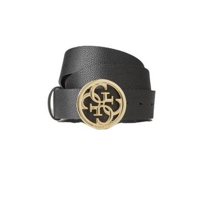 GUESS riem Sandrine zwart/goudkleurig GUESS riem Sandrine zwart/goudkleurig