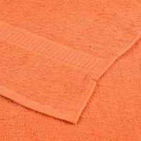 VidaXL Gastendoekjes 2 st 30x50 cm 360 g/m² 100% katoen oranje - thumbnail