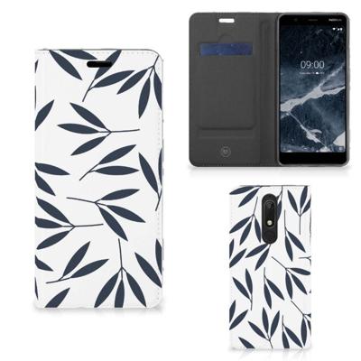 Nokia 5.1 (2018) Smart Cover Leaves Blue Nokia 5.1 (2018) Smart Cover Leaves Blue