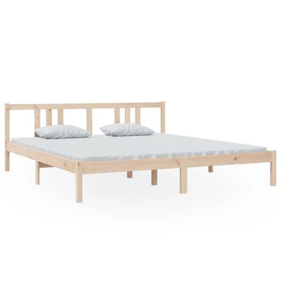 Bedframe massief hout 180x200 cm Super King Size