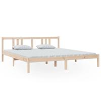 Bedframe massief hout 180x200 cm Super King Size - thumbnail