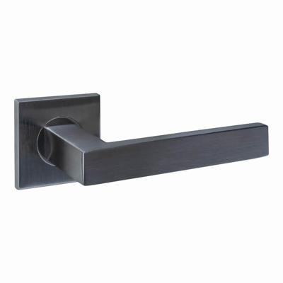 Intersteel DeurklinkQ 05 op vierkant rozet antraciet - 1329.103502