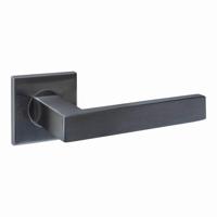 Intersteel DeurklinkQ 05 op vierkant rozet antraciet - 1329.103502 - thumbnail