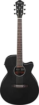 Ibanez AEG7MH Weathered Black elektrisch-akoestische westerngitaar - thumbnail