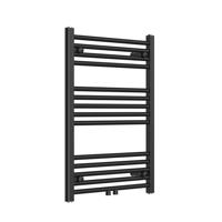 Rosani Classic radiator 60x80cm recht middenaansluiting 362watt mat zwart AF-CN6080B - thumbnail