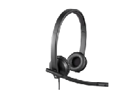 Logitech H570e On Ear headset Kabel Stereo Zwart Ruisonderdrukking (microfoon), Noise Cancelling Volumeregeling, Microfoon uitschakelbaar (mute) Computer - thumbnail