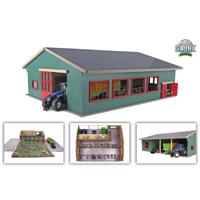 Kids Globe loopstal met berging 1:32 - thumbnail