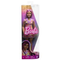 Barbie Fashionista Pop Hartjes Jurk Donker Haar - thumbnail