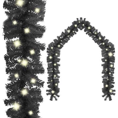 VidaXL Kerstslinger met led-lampjes 10 m zwart VidaXL Kerstslinger met led-lampjes 10 m zwart