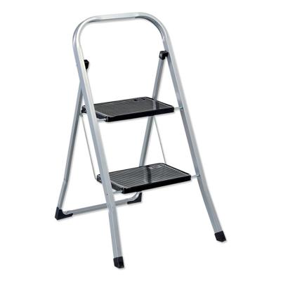 Excellent Houseware inklapbare keukentrap 2 treden zwart/metaal