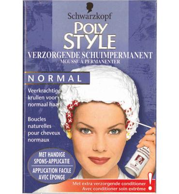 Schwarzkopf Poly Style Verzorgende Schuimpermanent Voor Normaal Haar