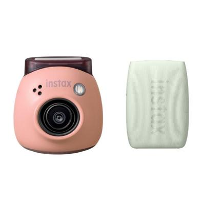 Fujifilm INSTAX PAL digital camera, Powder Pink + printer mini Link 3, Sage Green