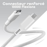 T'nB - Magnetische USB C naar USB C-kabel, snel opladen 60 W, magnetische nylon mantel en knoopbescherming, lengte 1,5 m, compatibel met Apple iPhone 15/15 Pro / 15 Pro Max / 16/16 Pro / 16 Pro Max - - thumbnail