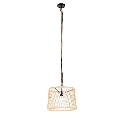 QAZQA Landelijke buiten hanglamp rotan 40 cm - Calamus