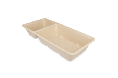 Frietbakjes A22 (A9+1) suikerriet BIO