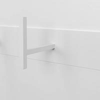 Kapstok Lux Wit 3-haaks - thumbnail