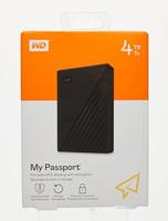 WD My Passport 4 TB Externe harde schijf (2,5 inch) USB-A 3.2 Gen 1 Zwart WDBPKJ0040BBK-WESN - thumbnail