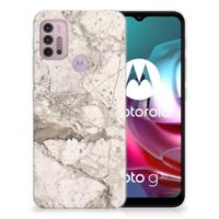 Motorola Moto G30 | G10 | TPU | Siliconen hoesje | Marmer Beige - thumbnail
