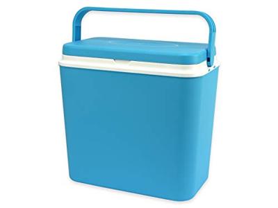 Overige Merken Koelbox 24l blauw/wit