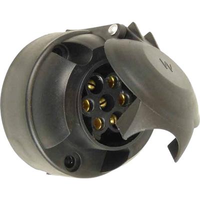 Carpoint stekkerdoos 7 polig 7 cm zwart Carpoint stekkerdoos 7 polig 7 cm zwart