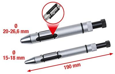 Koppelingscentreerpen-set Ø 15,0 - 26,6 mm, 2-delig KS Tools 150.2285 Koppelingscentreerpen-set Ø 15,0 - 26,6 mm, 2-delig KS Tools 150.2285