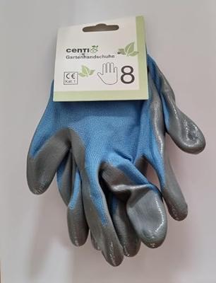 Centi Tuinhandschoenen standaardklasse CAT-1 met maximale bescherming voor Dames blauw Centi Tuinhandschoenen standaardklasse CAT-1 met maximale bescherming voor Dames blauw